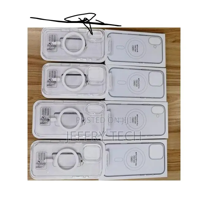 iPhone 16 Pro Max/16 Pro/16 Plus/16/16e Clear Magnetic Anti Yellowing