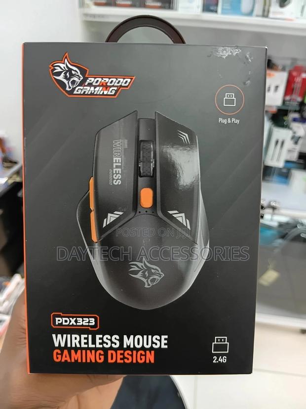 This Is a Porodo Gaming Wireless Mouse, Model Pdx323.