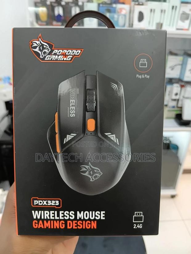 This Is a Porodo Gaming Wireless Mouse, Model Pdx323. - thumbnail 2