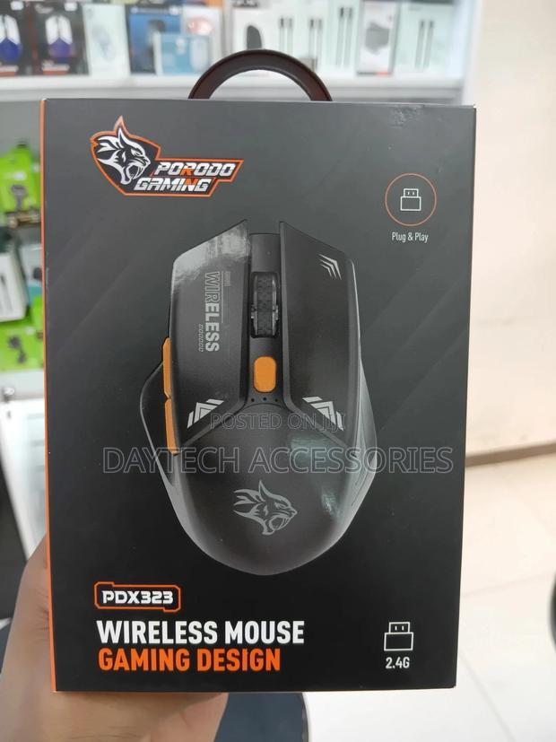 Porodo Pdx323-Bk Gaming Wireless Gaming Mouse. - thumbnail 2