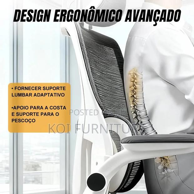 Office Chairs; High Back Orthopedic Ergonomic Office Seat - thumbnail 2