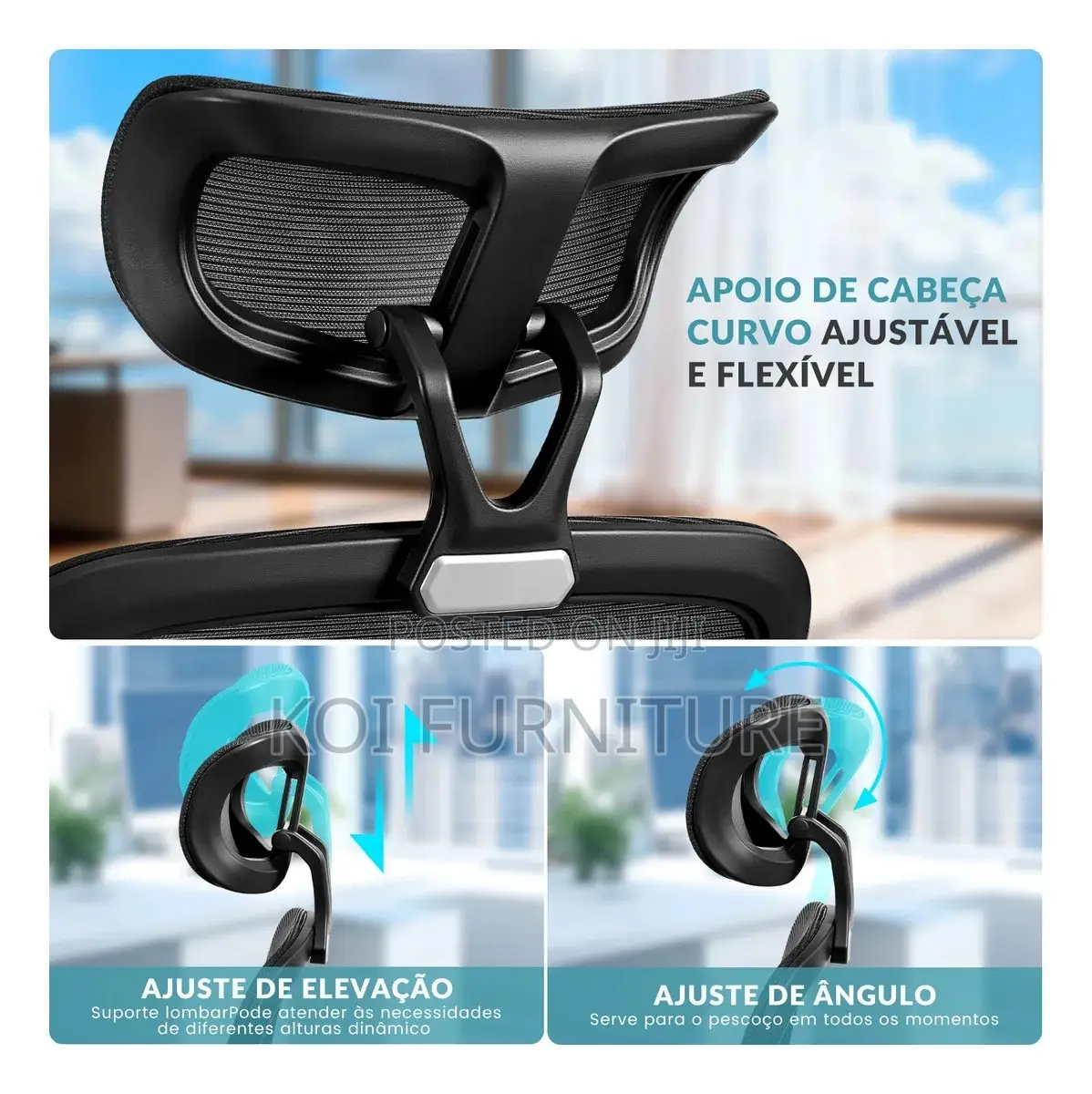 Office Chairs; High Back Orthopedic Ergonomic Office Seat