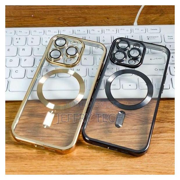 iPhone 12 Pro Phone Case Strong Magnetic Clear Cover Non-Yellowing Com - main view