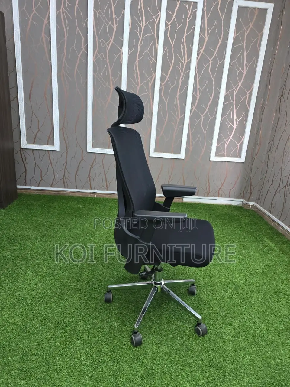 Office Chairs; Ergonomic Secretarial High Back Chair