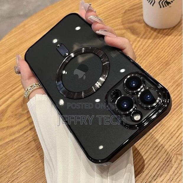 Magsafe, Full Camera Lens Shockproof Soft Clear Case iPhone 14 Pro Max - thumbnail 3