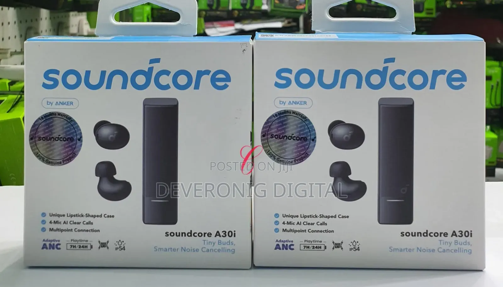 Soundcore A30itiny Buds Noise Cancelling 4-Mic Ai Clear Calls Earbuds