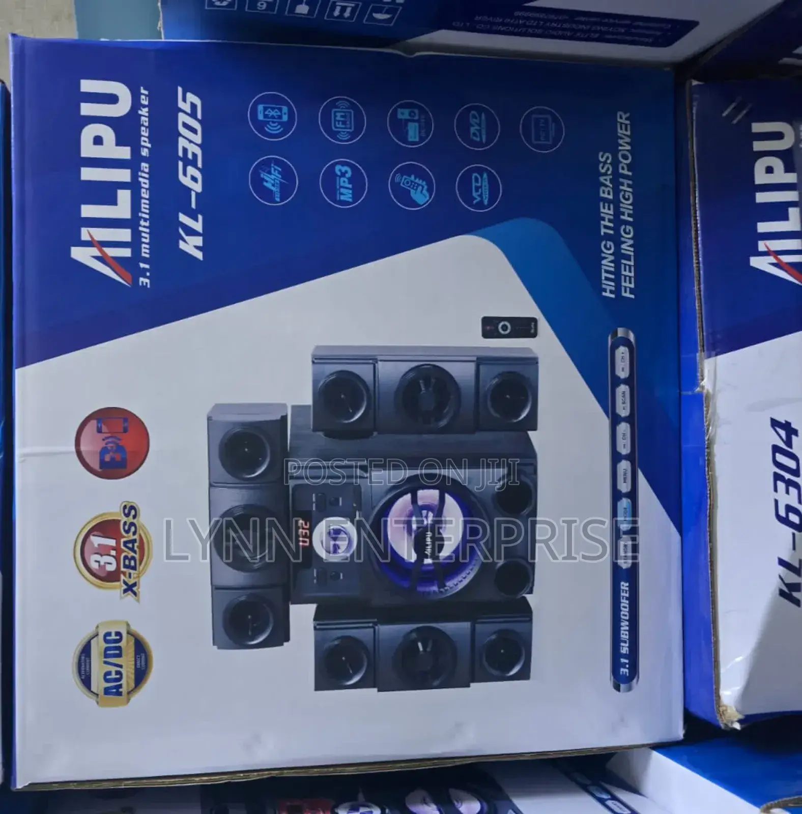 3.1ch Ailipu Homethearte Multimedia Speaker System Woofer
