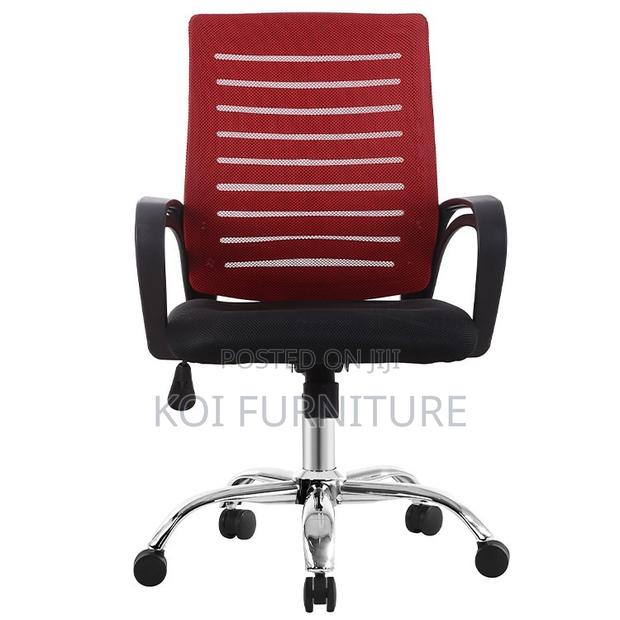 Office Chairs; Strong Mesh Fabric Office Seat - thumbnail 4