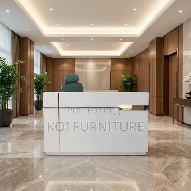 Reception Desk; 1.6m Front Reception Table - thumbnail 4