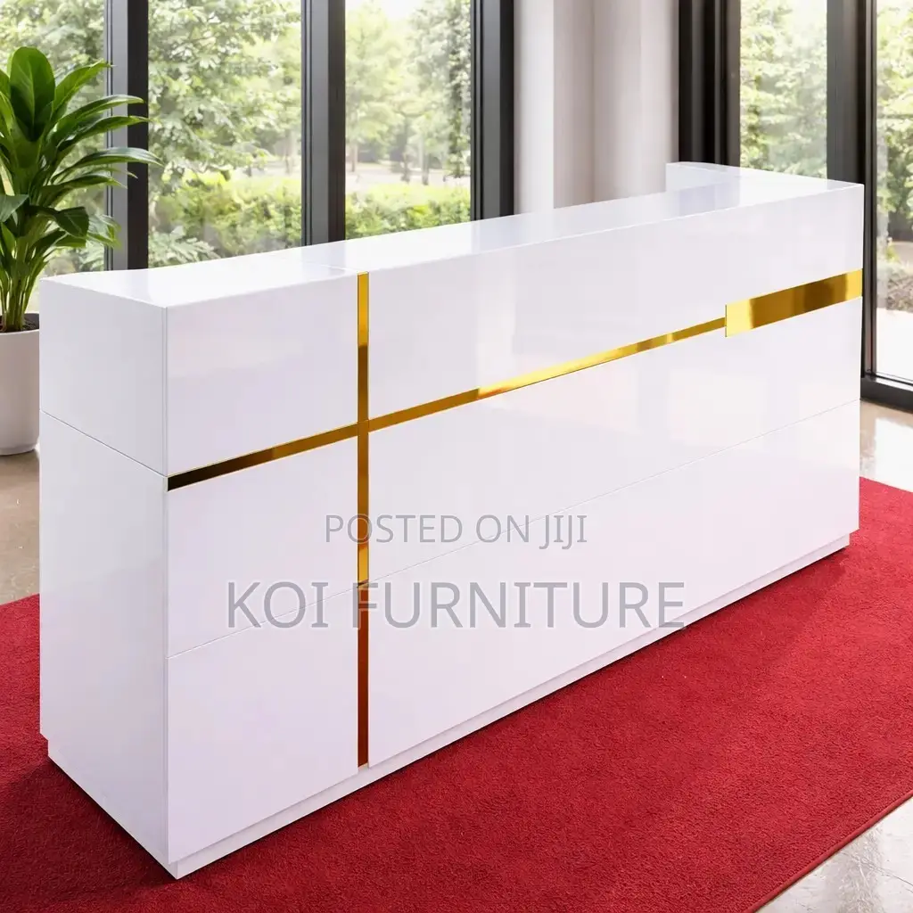 Reception Desk; 1.6m Front Reception Table
