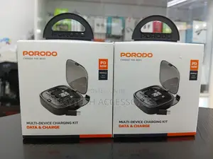 Porodo 6 in 1 Multi Functional Charging Kit With 60w Power Delivery.