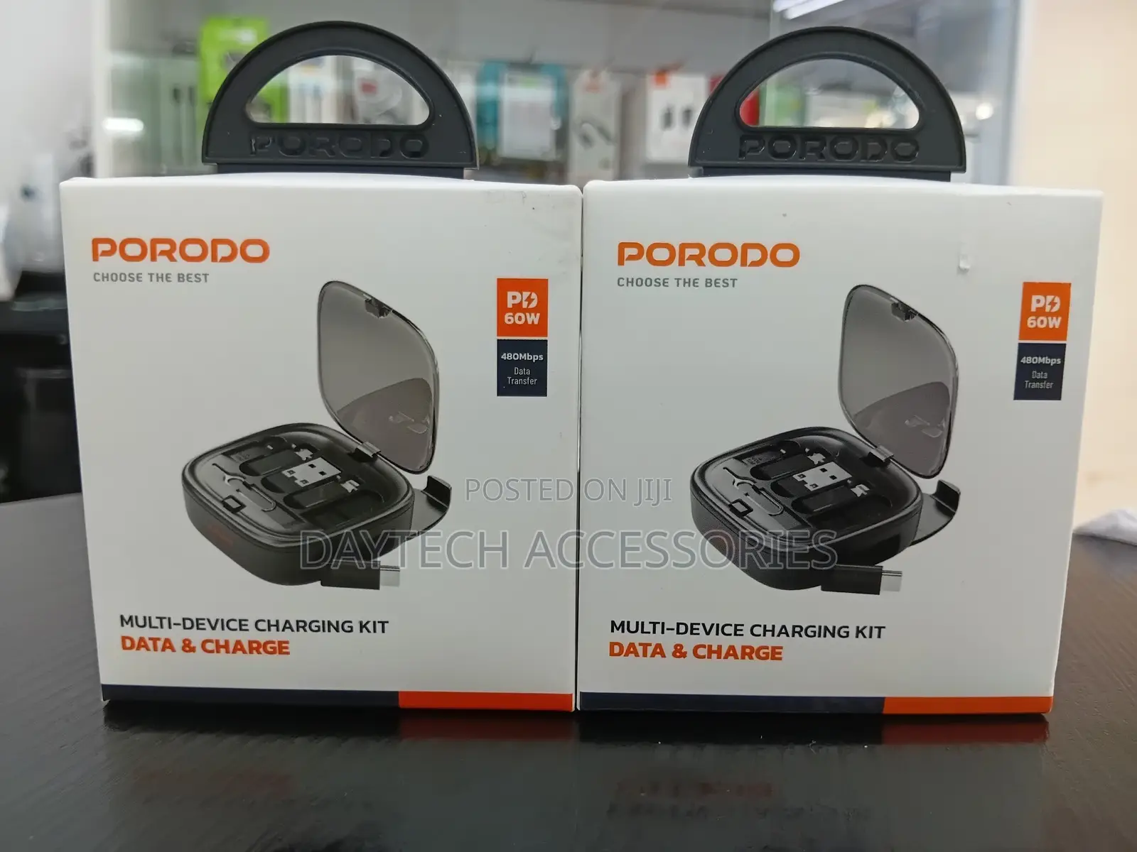 Porodo Multi-Device Charging Kit Data Charge - Black