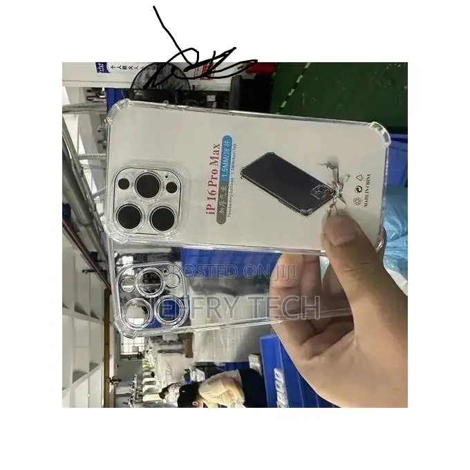 Clear Case With Bumper for iPhone 16 Pro Max