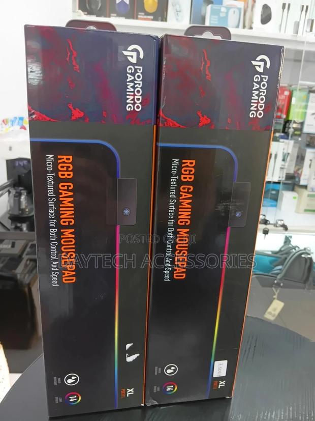 Porodo RGB Gaming Mousepads in Xl Size.