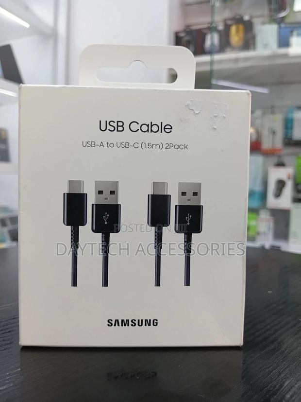 This Is a Samsung Usb-a to Usb-C Cable (1.5m) 2-Pack. - thumbnail 3