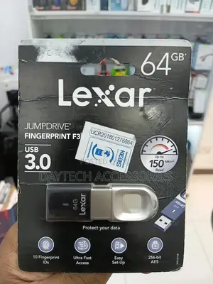 Lexar Jumpdrive Fingerprint F35 64gb Usb 3.0 Flash Drive