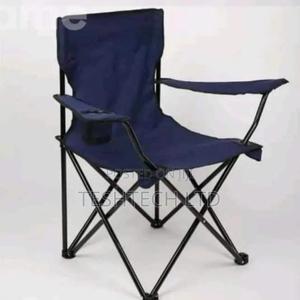 Camping Chairs, With Cup Holder Pouch Navy Blue - thumbnail 2