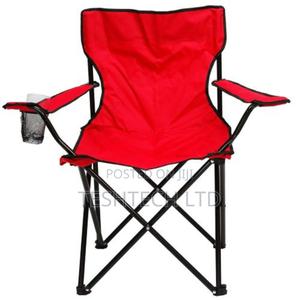 Camping Chairs, With Cup Holder Pouch Red - thumbnail 2