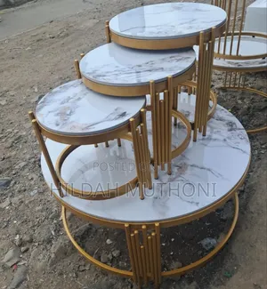 4 in 1 Executive Pure Marble Table 
Available in Black and White