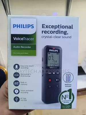 Philips Dvt1160 – Voicetracer Audio Recorder - Black