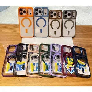Apple iPhone 17 Pro Max Metal Case - Ultra Invisible Holder With Magne