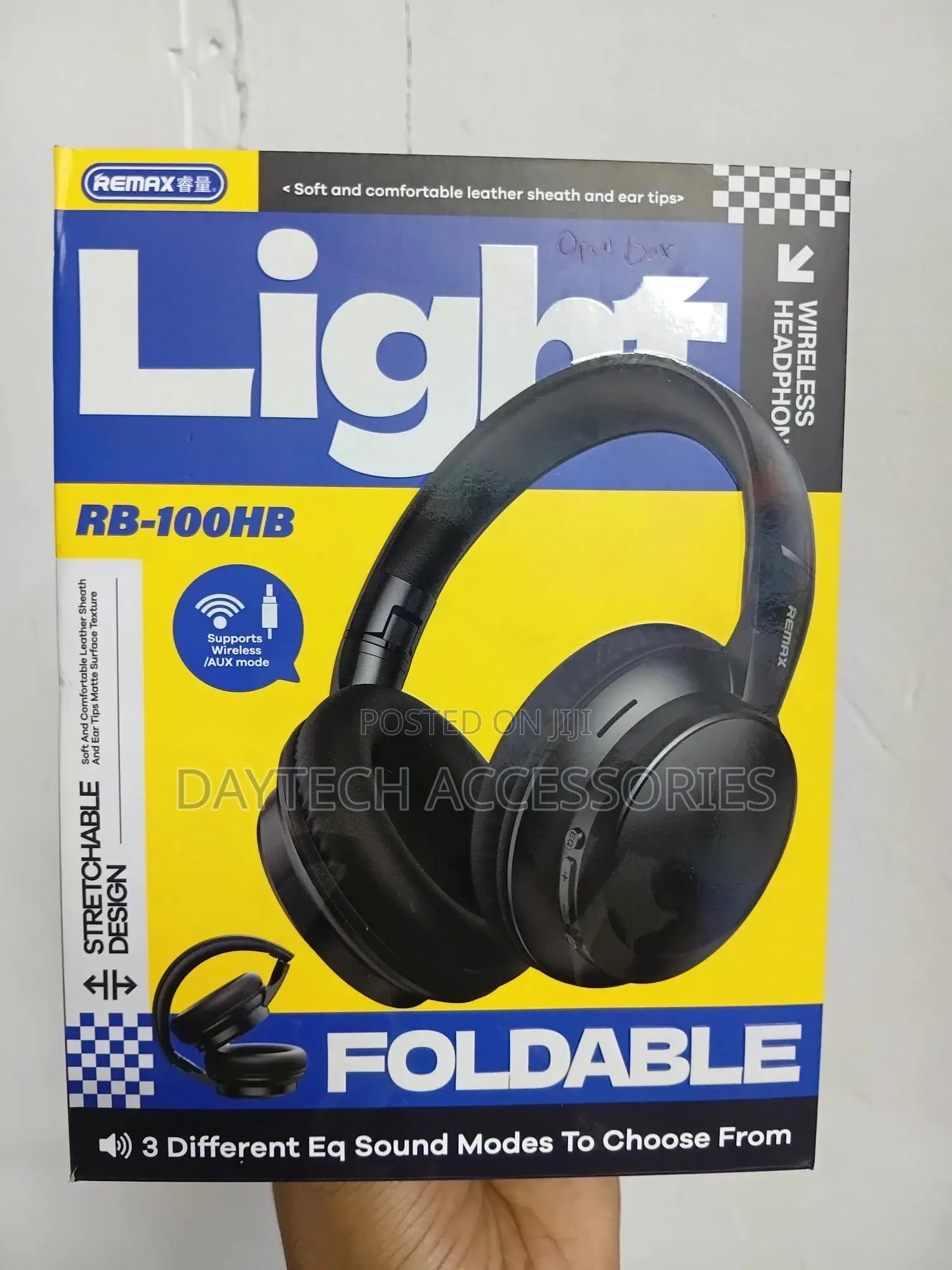 Remax Rb-100hb Wireless Headphones Bluetooth Over-Ear Foldable Headset