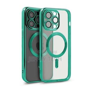 Magsafe Case With Camera Lens Protector for iPhone 16 Pro Max - Green - thumbnail 2