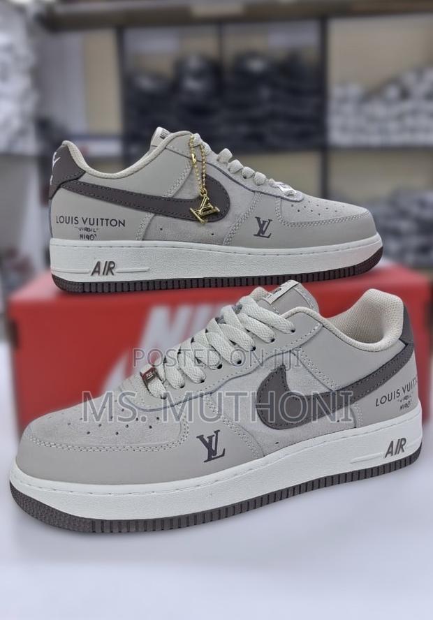 Custom Louis Vuitton X Nike Air Force 1 Sneaker - main view