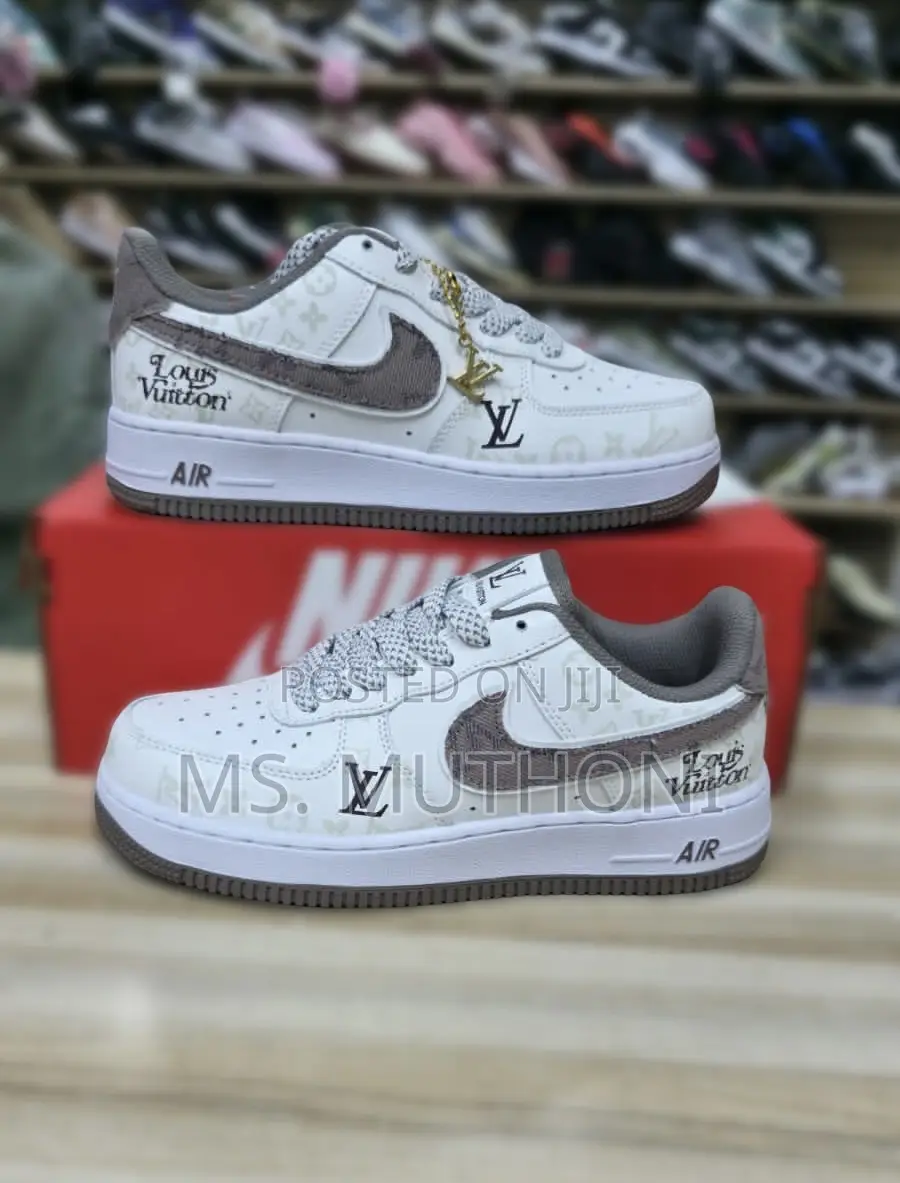 Custom Louis Vuitton X Nike Air Force 1 Sneaker