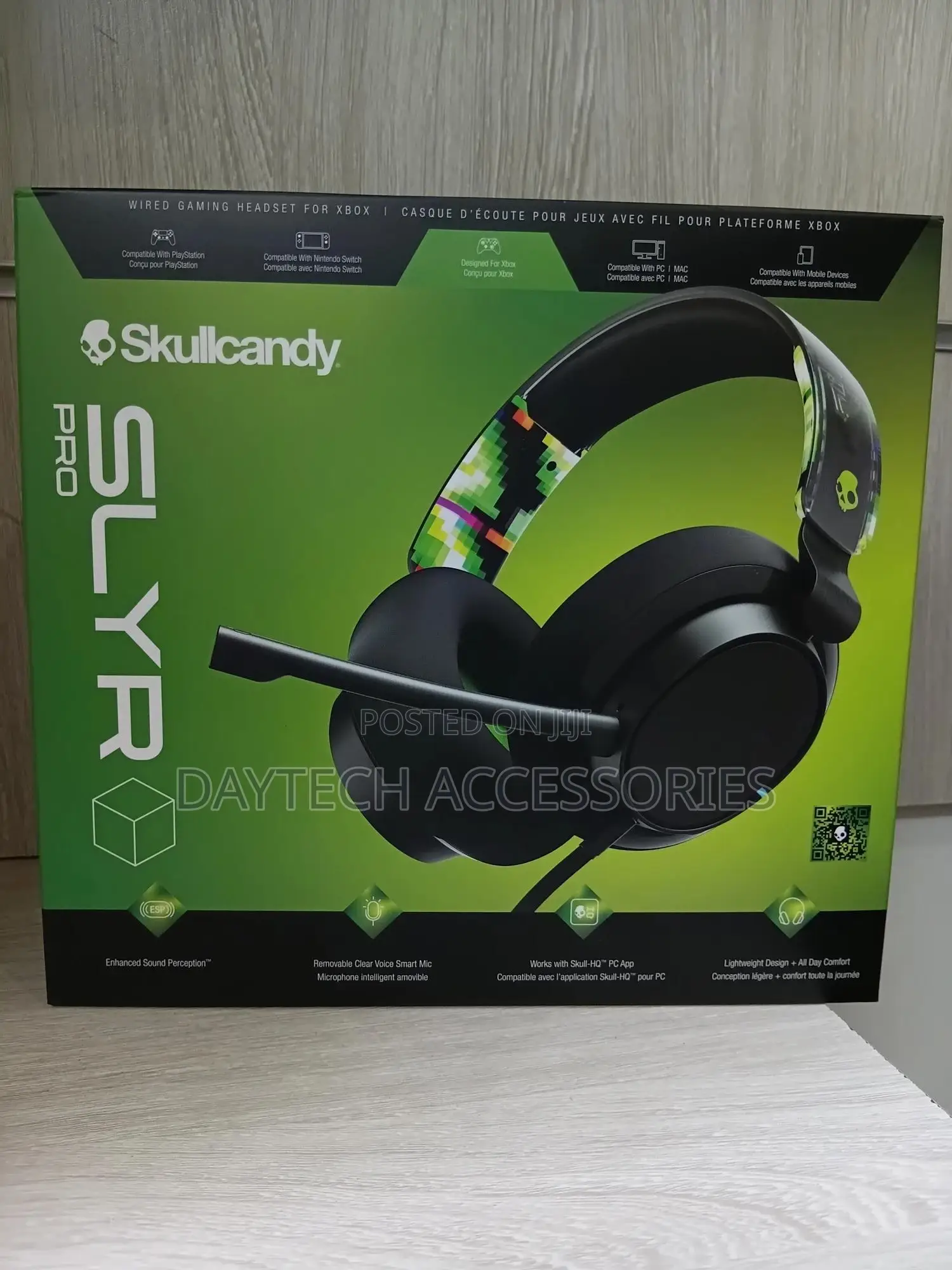 This Is a Skullcandy Slyr Pro Wired/Wireless Gaming Headset.