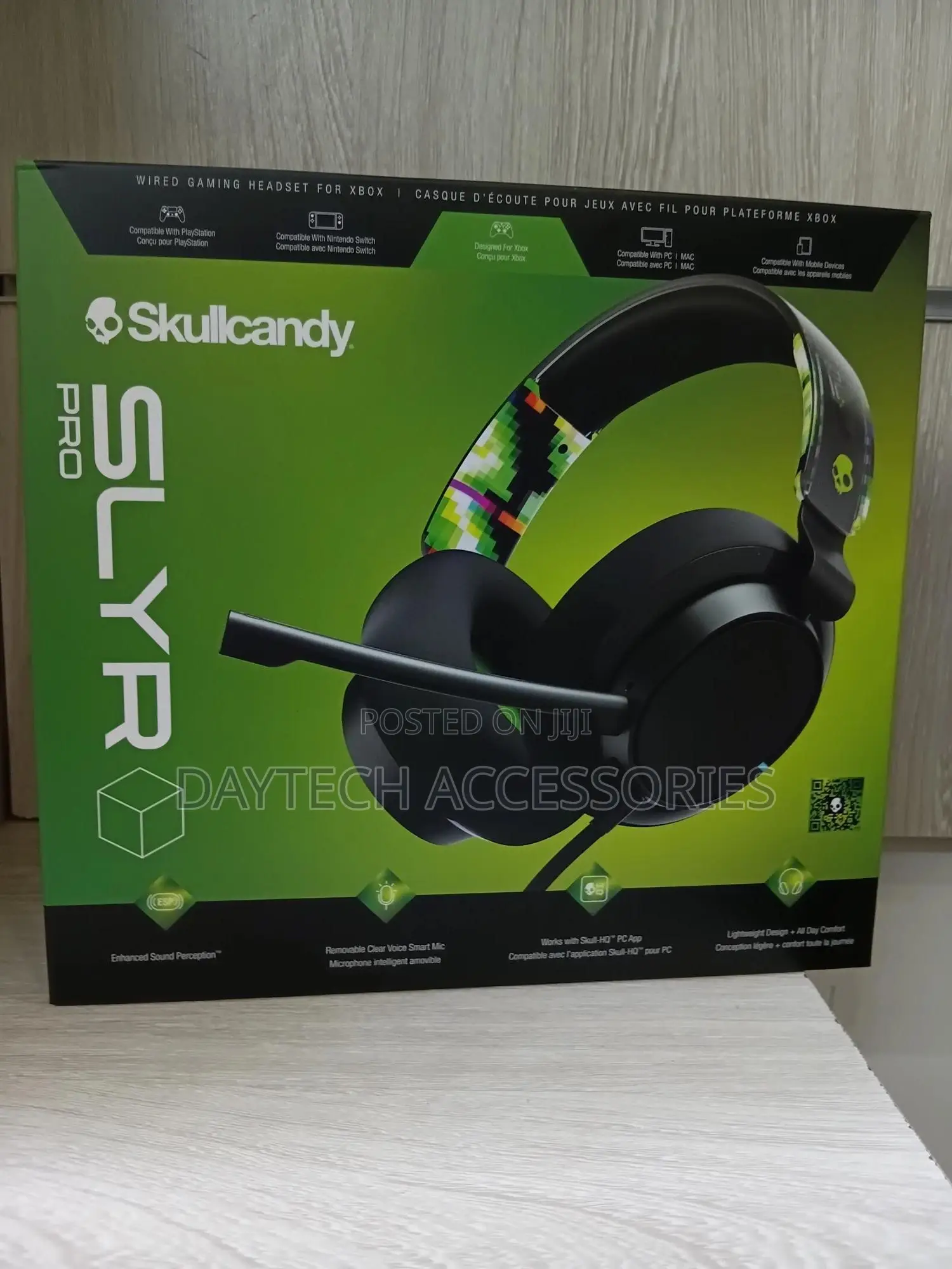This Is a Skullcandy Slyr Pro Wired/Wireless Gaming Headset.