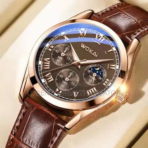 Men’S Casual Luxury Leather Quartz Watch