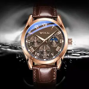 Men’S Casual Luxury Leather Quartz Watch