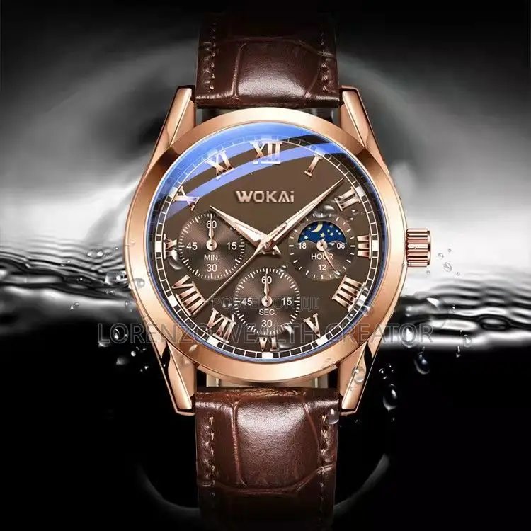 Men’S Casual Luxury Leather Quartz Watch