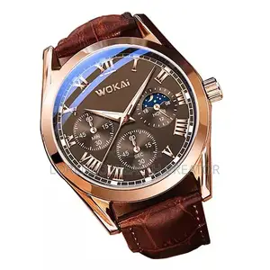 Men’S Casual Luxury Leather Quartz Watch