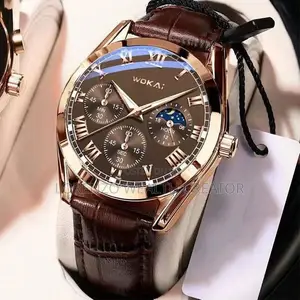 Men’S Casual Luxury Leather Quartz Watch