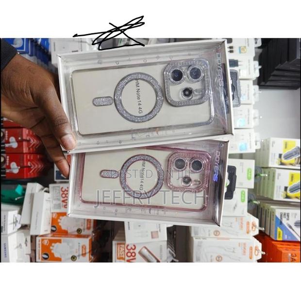 Redmi Note 14 4g Phone Cover With Glitters - thumbnail 3