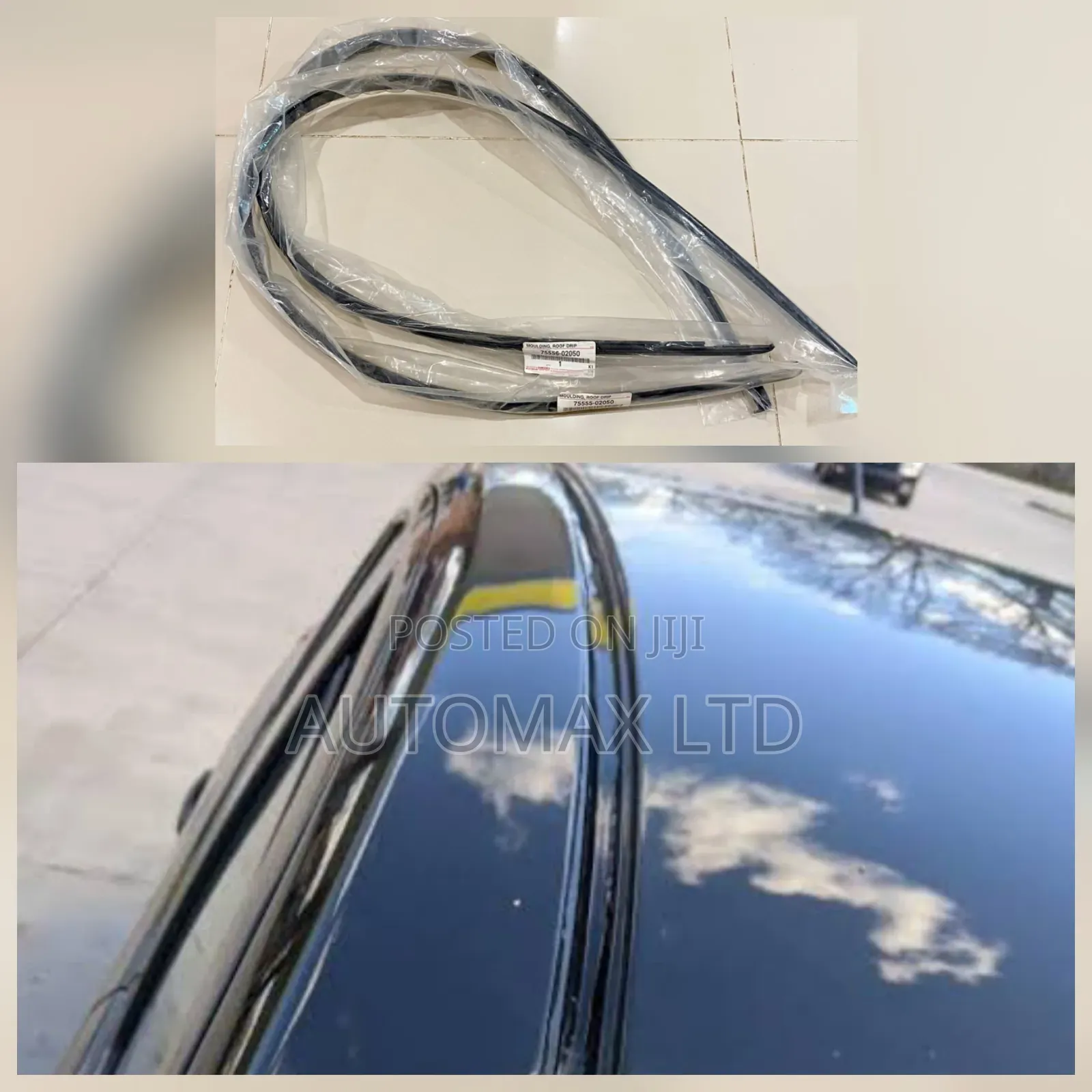 Toyota Corolla Yr2014/17 - Roof Rubber Moulding