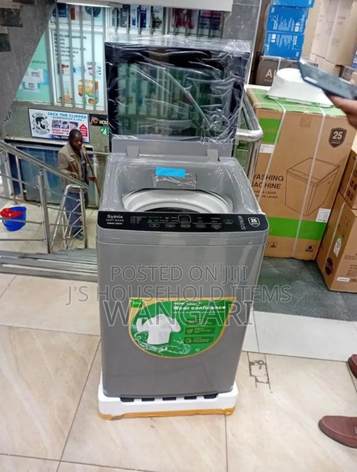 Syinix 8kg Top Load Washing Machine