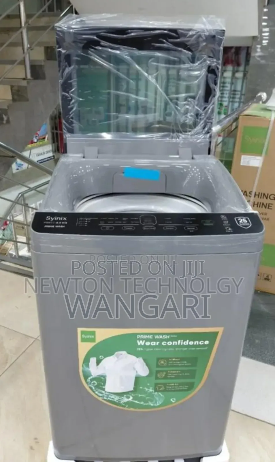 Syinix 8kg Full Automatic Washing Machine