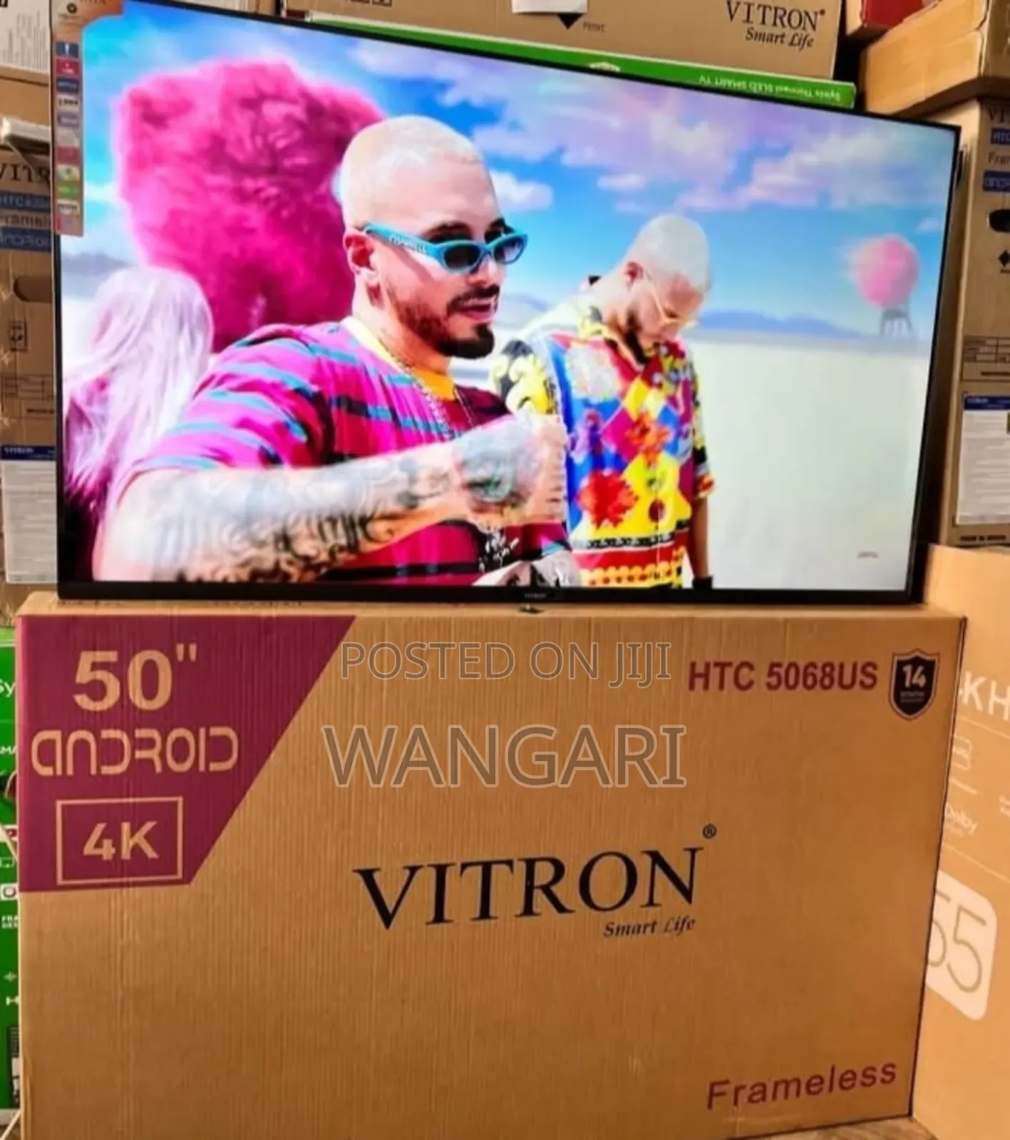 Bluetooth Enabled Vitron 50 Inch Android Tv