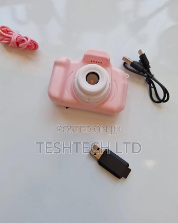 Kids Camera Plus 8gb Memory Card Pink - main view