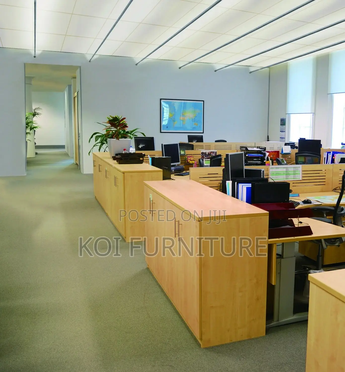 Office Cabinet; Two Doors Credenza Executive Document Paper Cabinet