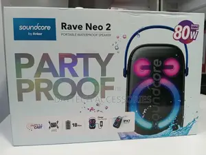 Anker Soundcore Rave Neo 2- 80w Ipx7 Waterproof Bluetooth Speaker
