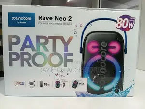 Anker Soundcore Rave Neo 2- 80w Ipx7 Waterproof Bluetooth Speaker