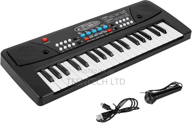 37 Keys Kids Piano Musical Keyboard Batteryelectric Powered Microphone