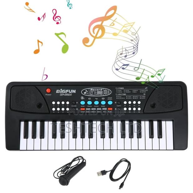 Kids 37 Keys Piano Keyboard With a Microphone