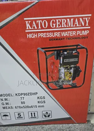 16hp Kato Diesel H/Pressure / High Pressure Diesel Water Pump 16hp