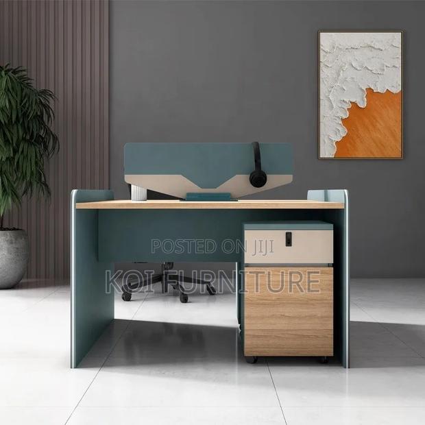 Office Workstation; Concise Two Users Executive Workstation Desk - thumbnail 2