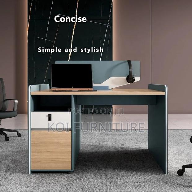 Office Workstation; Concise Two Users Executive Workstation Desk - thumbnail 5